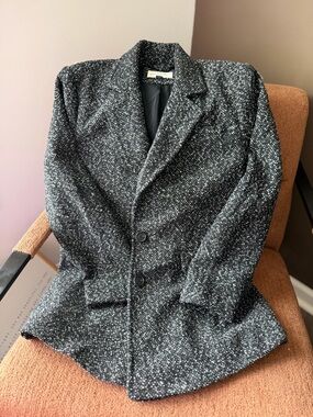 Universal Thread Black & White Tweed Blazer